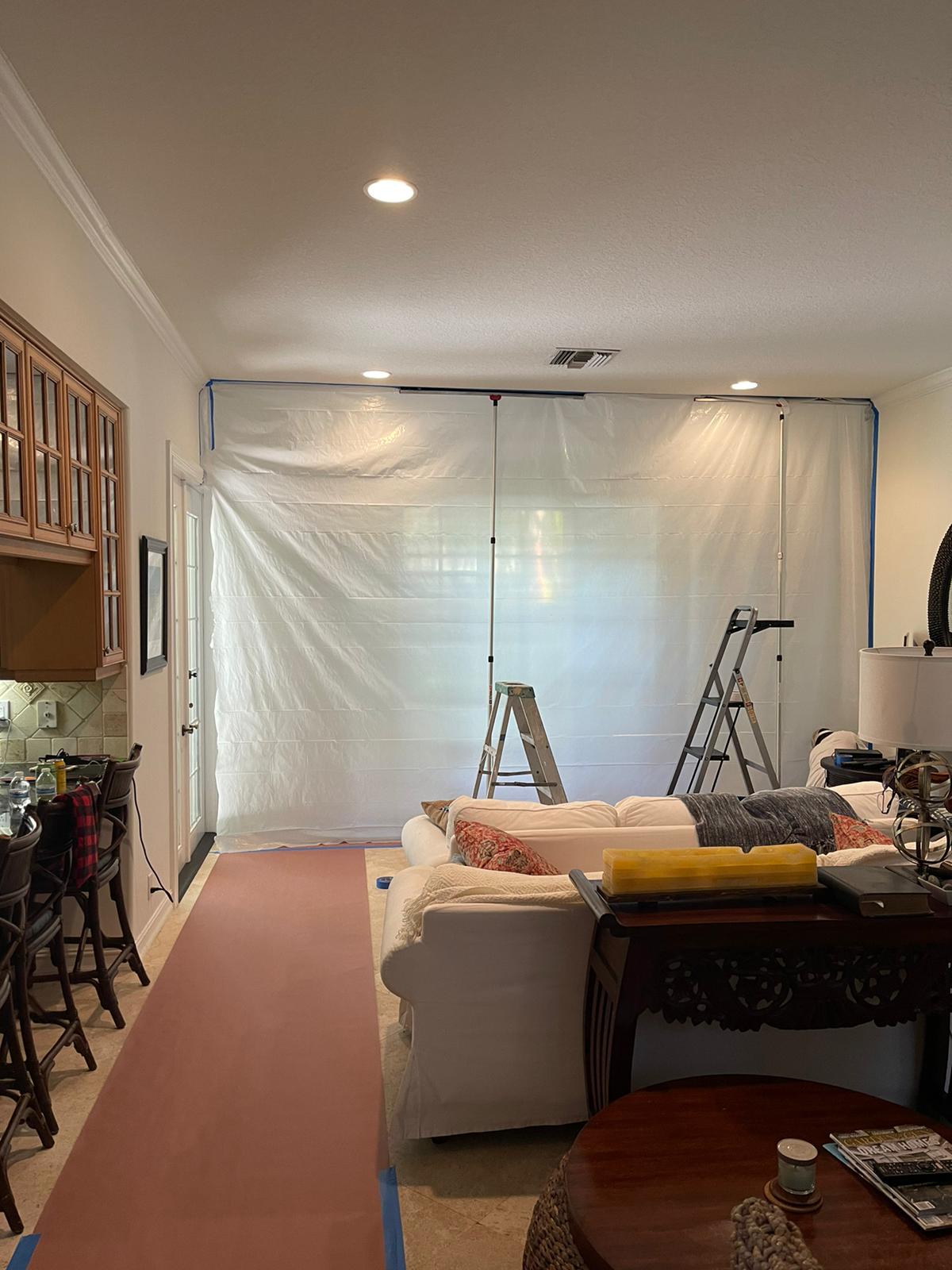 Mold damage before professional cleanup 2025